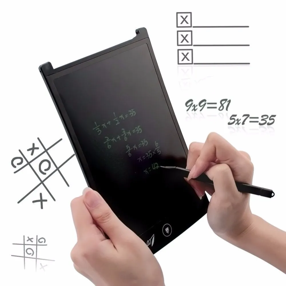 Electronic Teaching Board 12" Lcd Writing Pad Graphics Tablets 6 Color