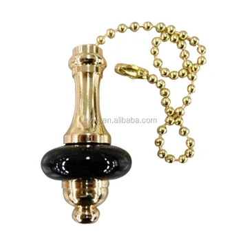 Detachable Ceiling Fan Pull Chain With Chrome And Black Ceramic Design Buy Pull Chain Ceiling Fan Pulls Push Pull Chain Product On Alibaba Com