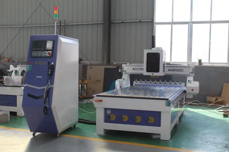 AKM-1325 automatic tool changer woodworking cnc router,3d cnc router 1325 linear atc