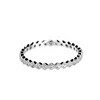 Western Jewelry Women Diamond 925 Sterling Silver Engagement Wedding Ring