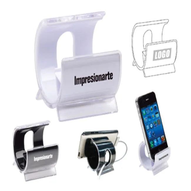 

Custom Plastic Double Wall Mobile phone Holder, White;black;etc