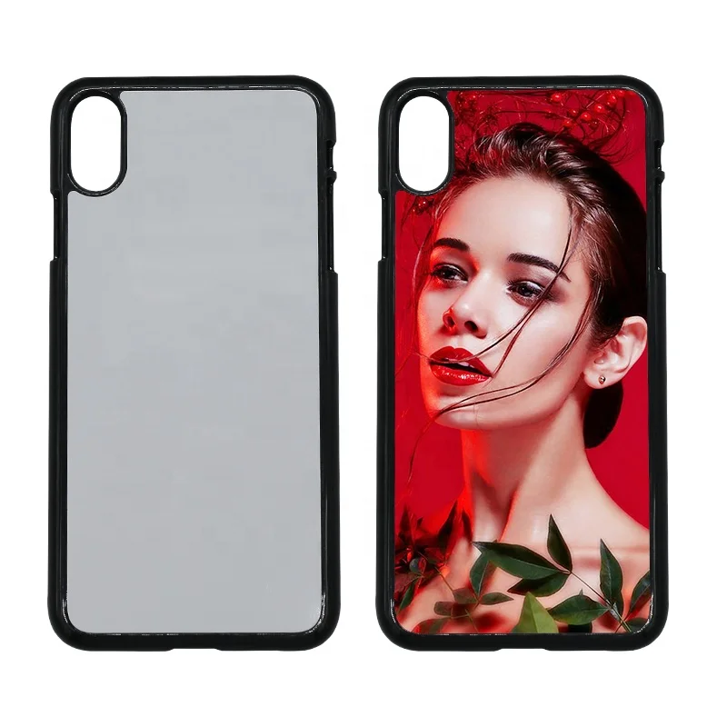 

Newest Sublimation 2D PC Phone Cases for iPhone XS MAX, White/ black/ clear