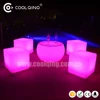 Used Nightclub Furniture /Bar Stools Lighted Pe Led Cube