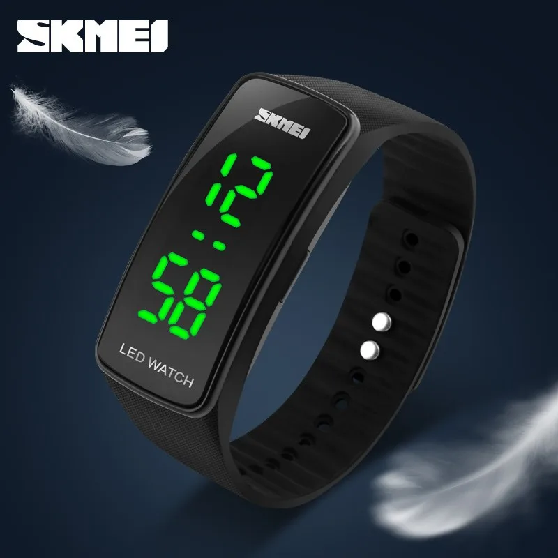 silicone touch screen led watch 