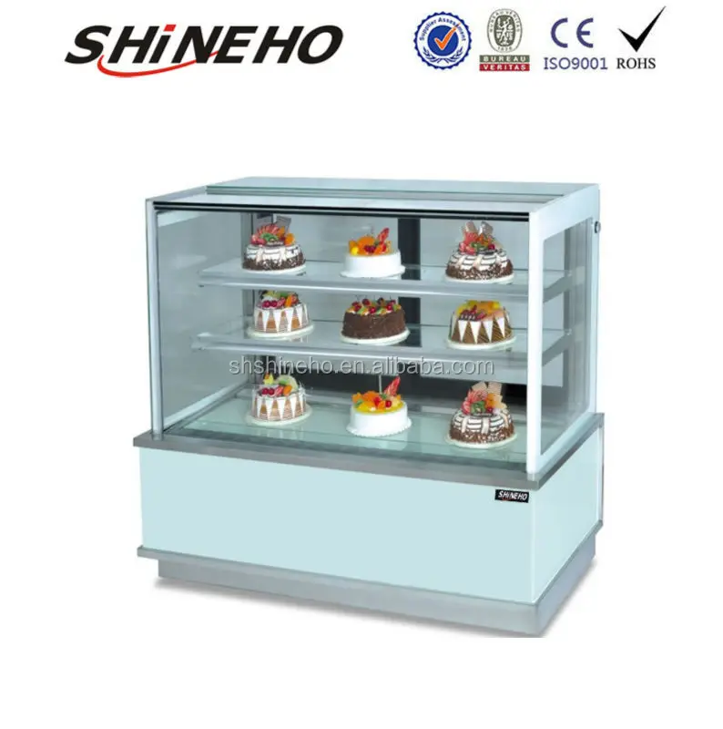 Bakery Display Shelves Glass Cake Display Cabinet Cake Display