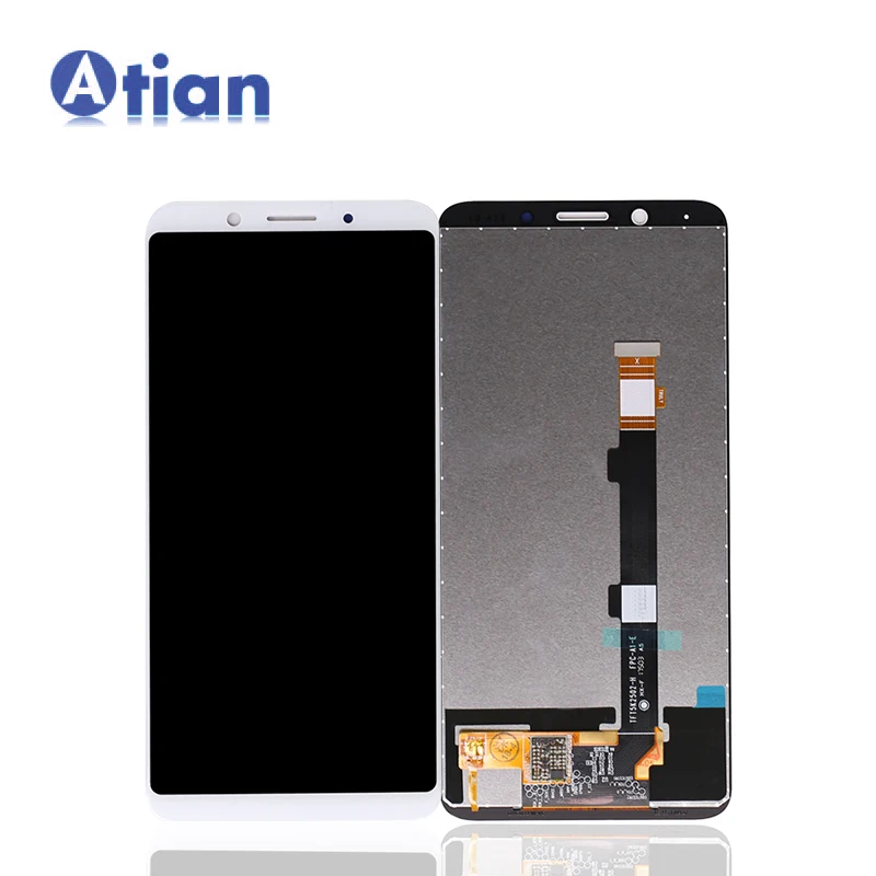 

factory sale  lcds for oppo f5 a73 lcd display touch screen digitizer, Black,white