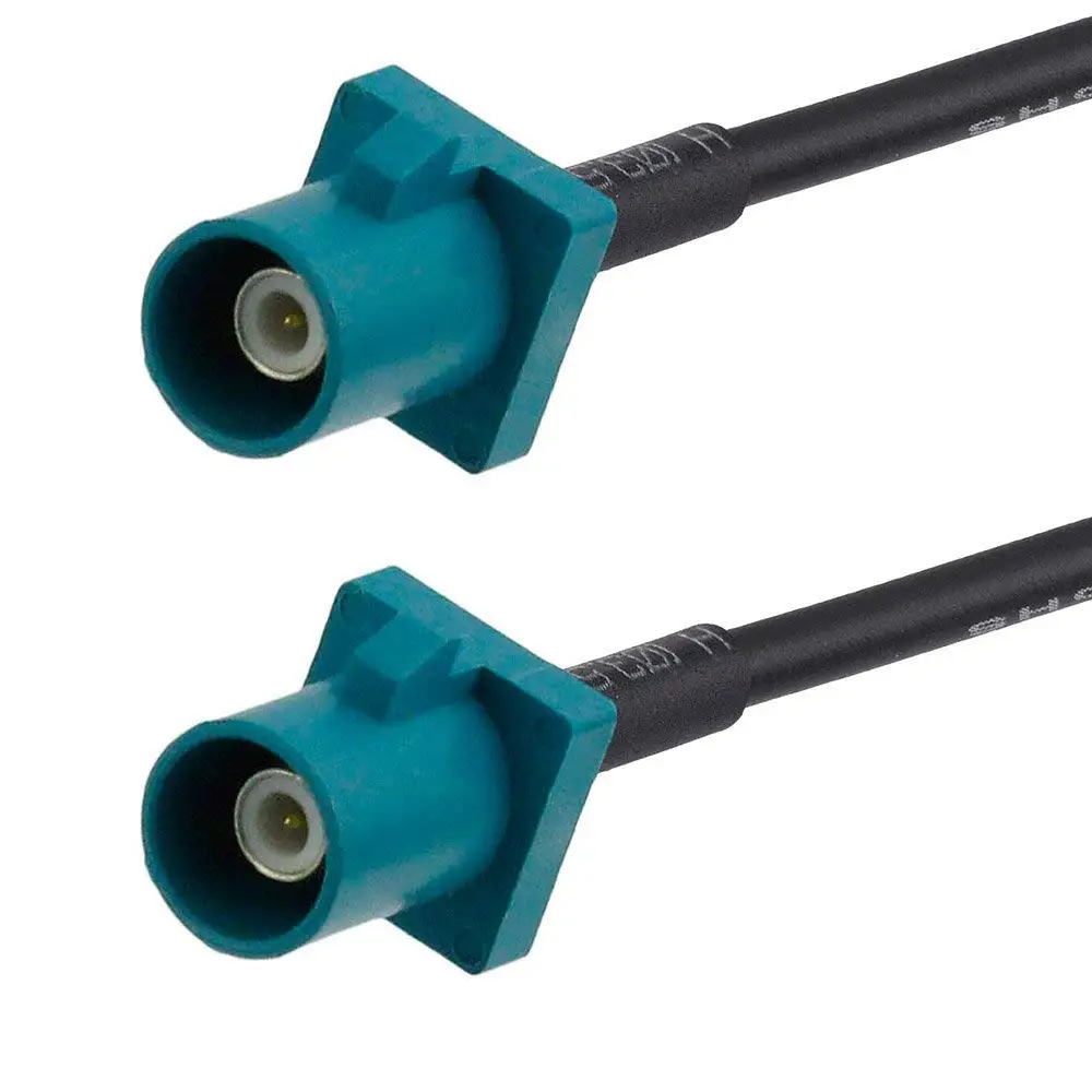 RG316 MCX MALE ANGLE to Fakra Blue GPS Coaxial RF Cable USA-US