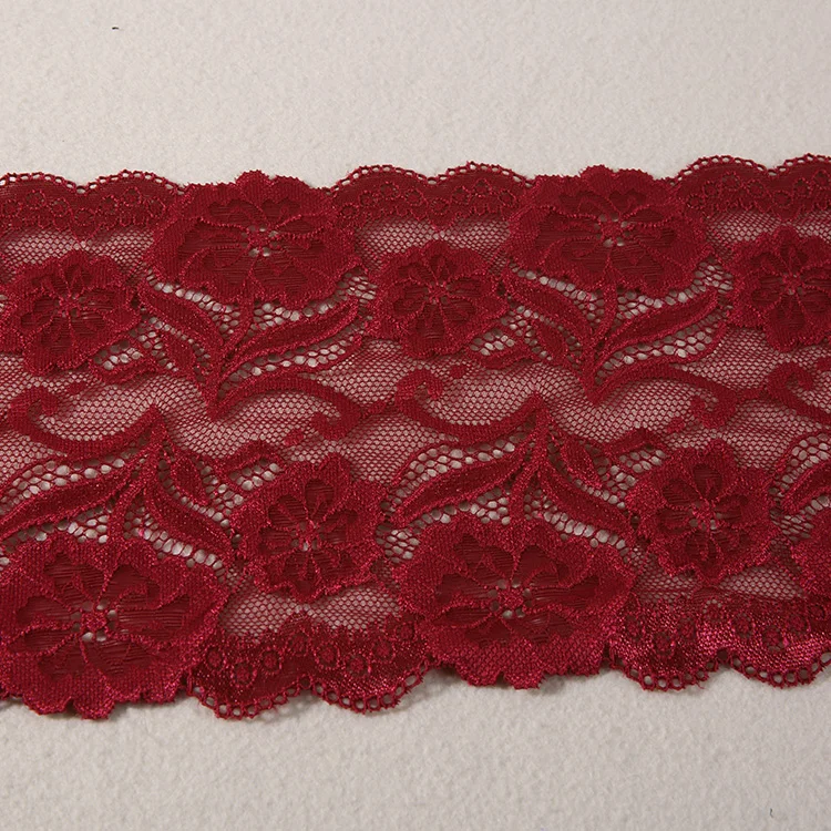 Dubai Lace Market Dark Red Lace Trim Fabric Buy Dubai Lace Market
