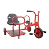 Kindergarten Child Outdoor Sports Two-Seat Pedal Tricycles Bike Toy Car