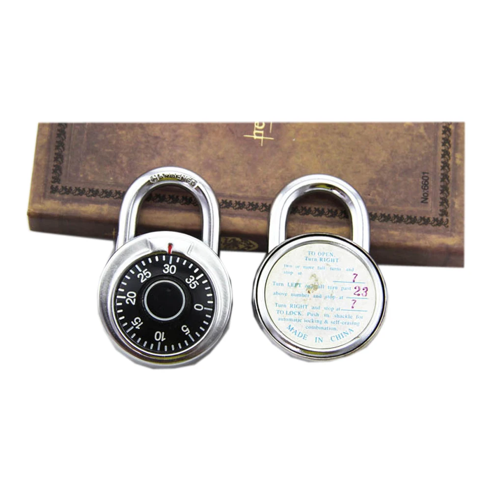 round combination lock