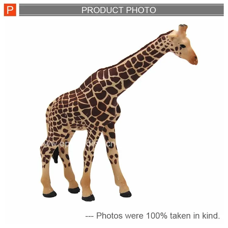 Lovely 5inch Plastic Zoo Animals Toys Giraffe For Kids - Buy Plastic ...