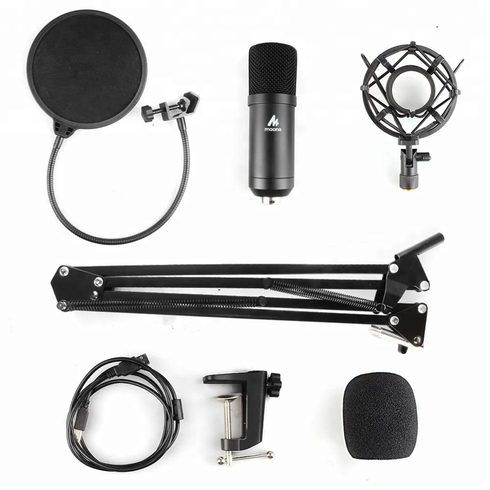 

Professional Noise reduction 192khz 24bit usb Podcasting microphone