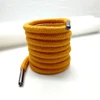 Custom design thick cotton drawstring cord aglets for cord end metal drawstring tips