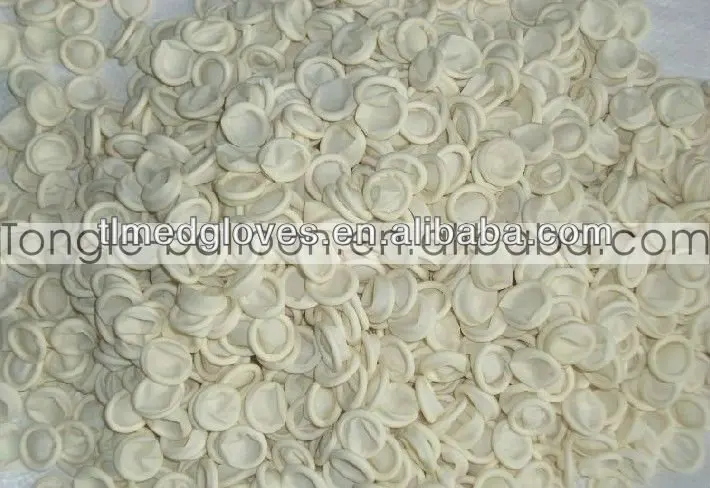 
100% natural latex finger gloves 