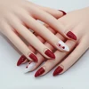 Natural Fashion nail tips Various colors fake nails Decorated printing false nails