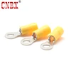 CNBX RV5.5-5 A.W.G12-10 yellow brass PVC automatic crimping pre-insulated copper ring terminal