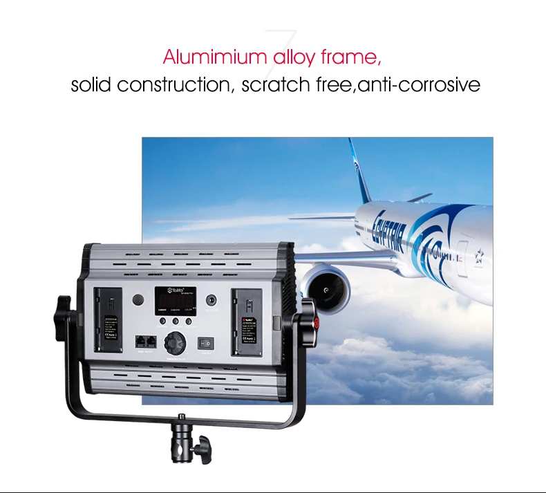 Guangdong Factory Tolifo Ra95 Alliumium Alloy High Quality 60w LED Soft Light Studio Photography Panel Light for Video