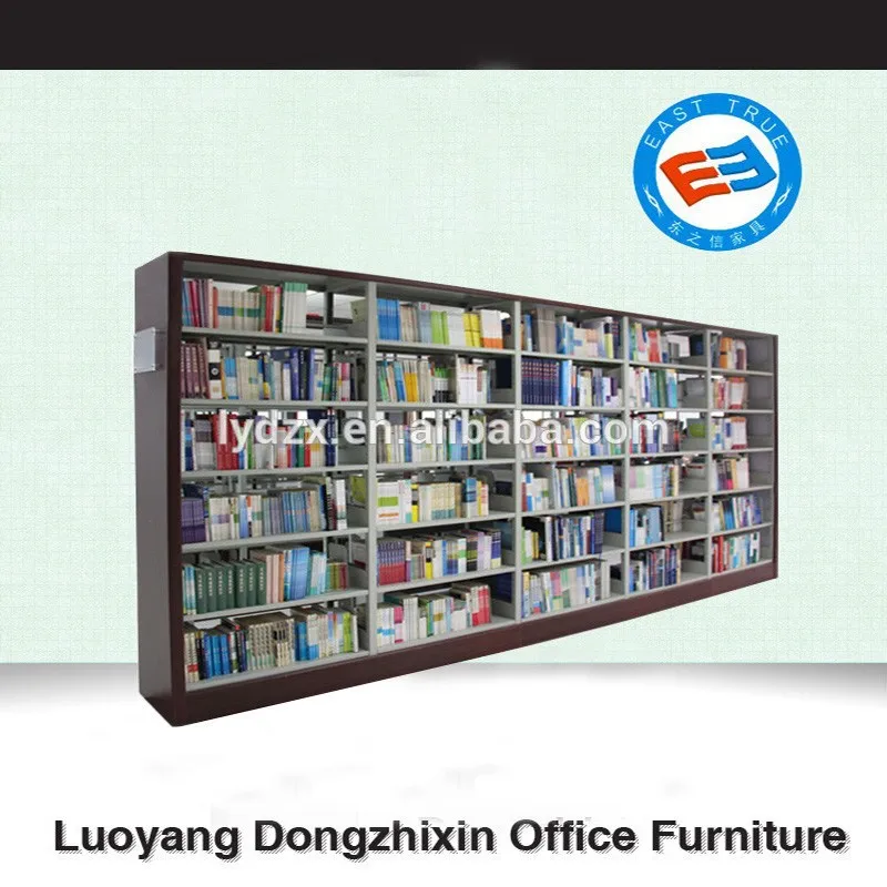 Cheap Double Sided Library Metal Bookshelf Otobi Bookshelf In