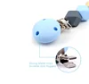 Custom New Design Food Grade Silicone Pacifier Beads Baby Pacifier Clip