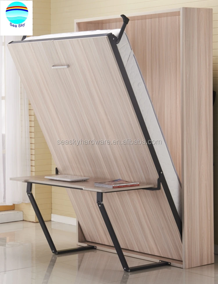 
Beds Murphy Bed With Desk Folding Wall Bed Hardware Kit Murphy bed mechanism 