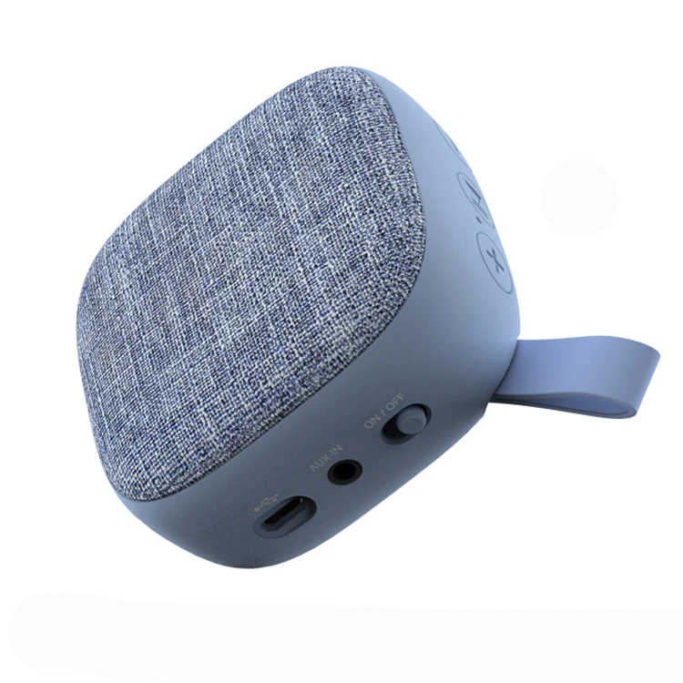 

Fabric Covering Portable Wireless BT Speaker with Sound and Bass for Iphone Ipad Android Smartphone
