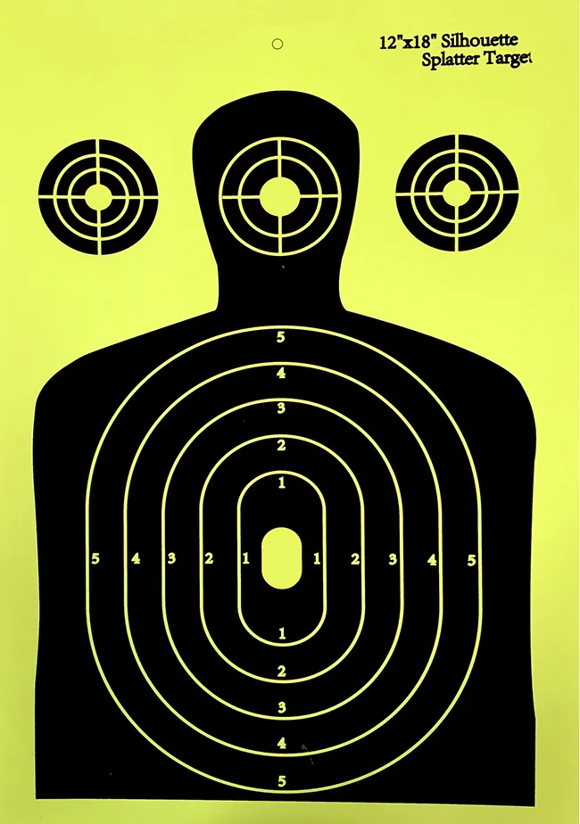 Shooting Splash Sticker Humanoid Shooting Target Training Target ...