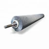 Abrasive brush roller for polishing machine
