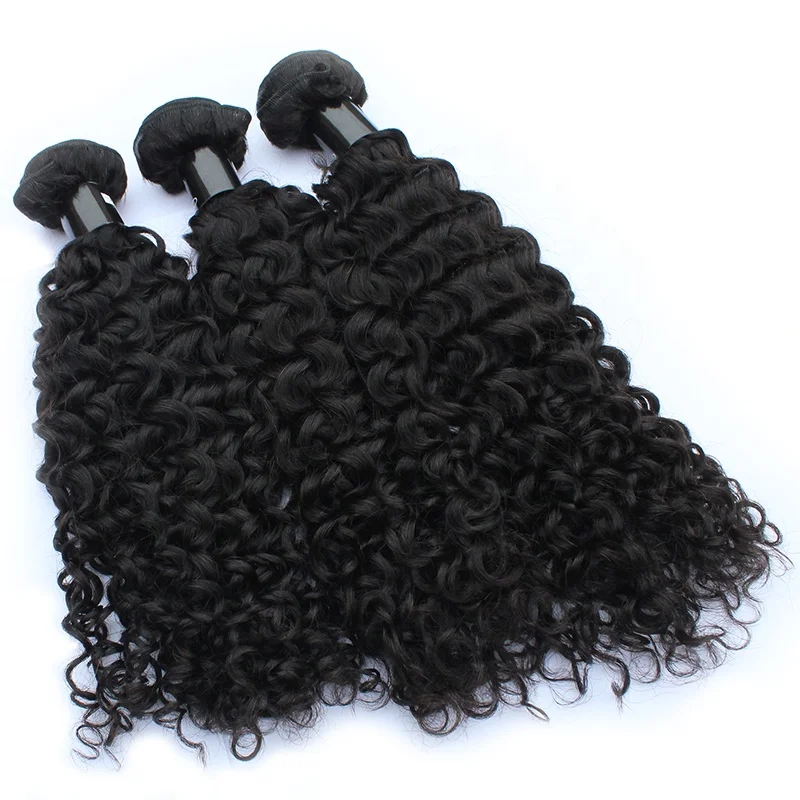 

Factory Price Hot Selling Silky Natural Black Raw Hair Peruvian Hair Curly Hair, Natural black color