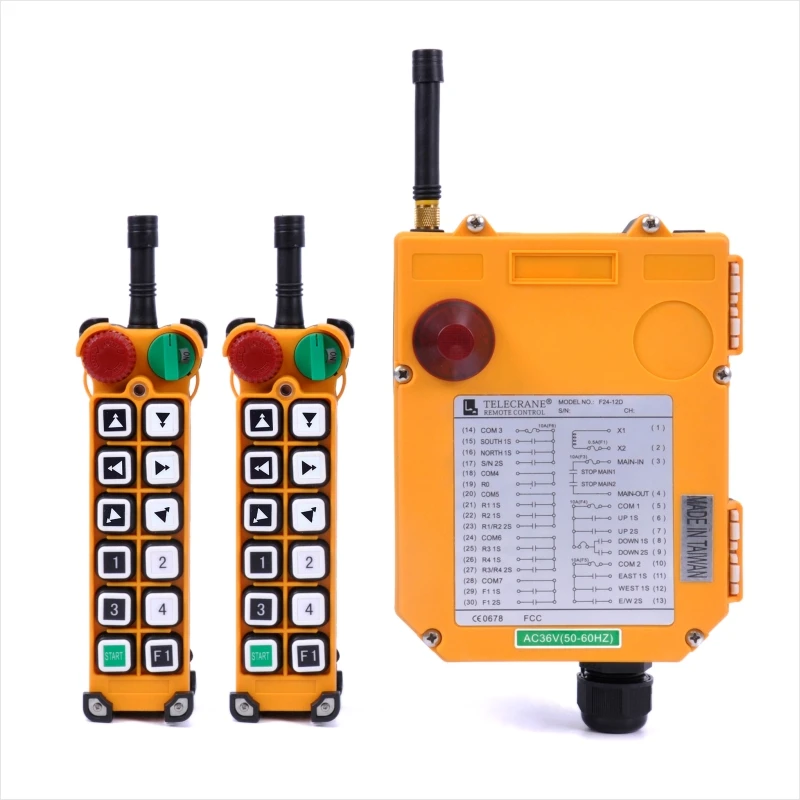 

F24-12D Industrial Radio Crane Remote Controls TELEcrane TELEcontrol UTING