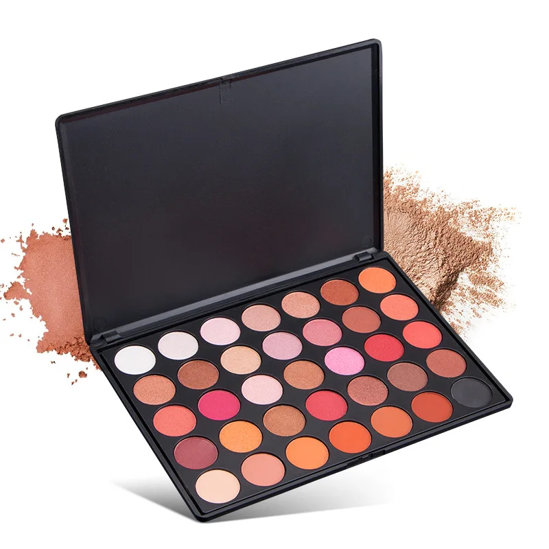 

35 Color Eyeshadow, ground color, pearl, matte, multicolor combination makeup plate, N/a