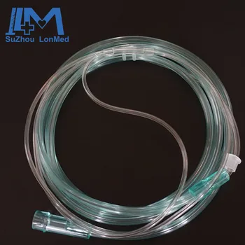 Neonate Nasal Oxygen Cannula With Straight Soft Nasal Prongs / Tips ...