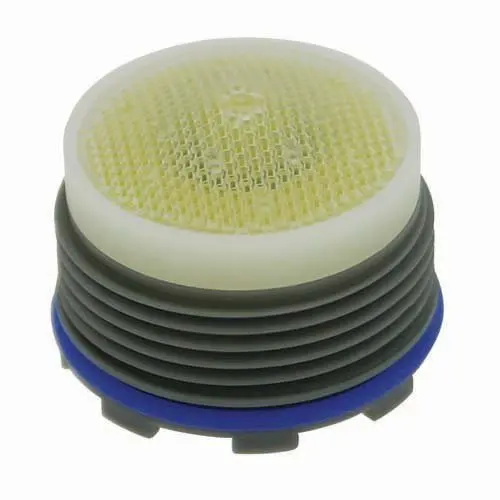 Silicone Tip Acetal 1.5 GPM No Washer Neoperl 31 7350 3 PCA Spray ITR Economy Flow Aerator Insert Pack of 6 Regular Full Coverage Rain Spray Green//Clear Dome