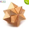 wooden brain teaser cartoon puzzle