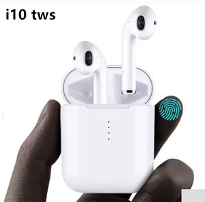 i10 TWS Wireless Earbuds Touch Control Charging Case