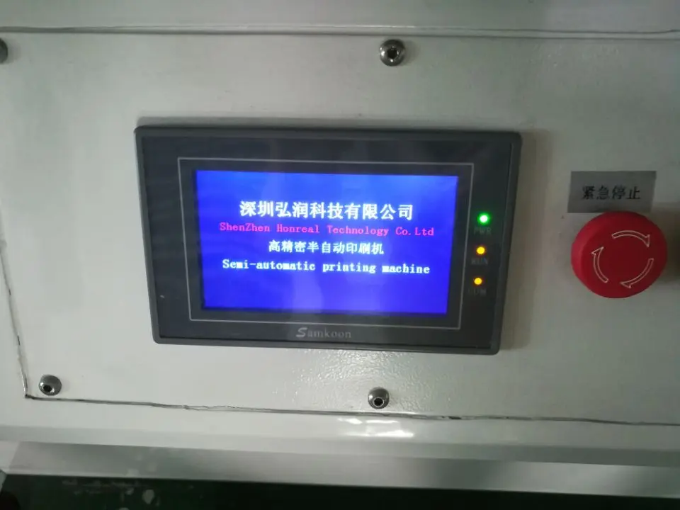 Semi Auto Printed Circuit Board Silk Screen Printing Machine