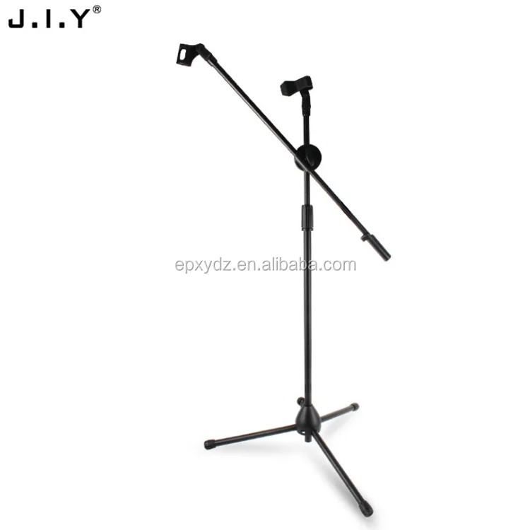 

NB-107 Tripod Floor Stand Professional Swing Boom Extendable Microphone Holder Phone Camera Stand Ajustable Stage Tripod, Black