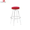 Soda Caps pu /fabric bar stool with chrome four legs without backs
