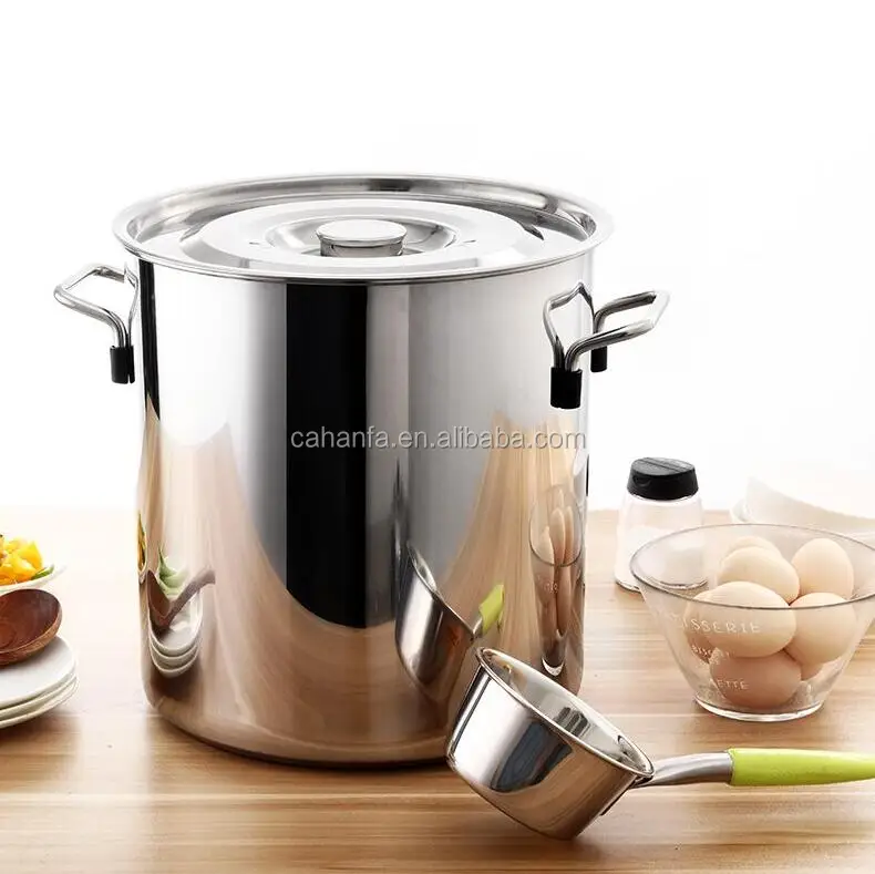 Big Volume Stainless Steel Commercial Soup Pot 30 Liter Stock Pot Buy