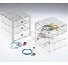 Multi Layer Clear Acrylic Jewelry Acrylic Ornaments Earring Display Box Acrylic Deluxe Jewelry Chest