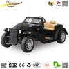 Old style 4 seats jeep 4 wheel electric vintage car with powerful motor