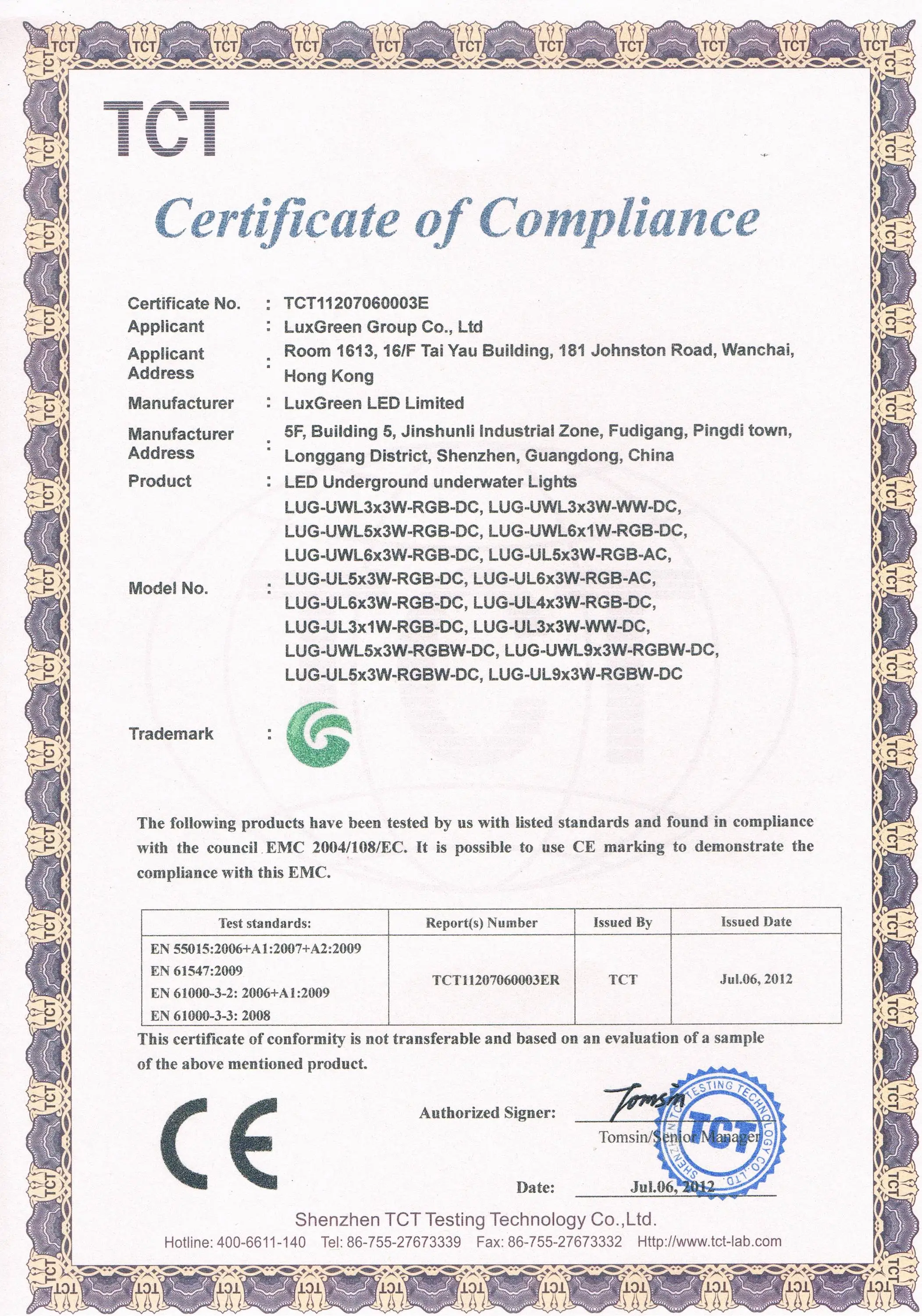 Inground Lamp Ip67 Garden Path Landscape Light 5X3W 3In1 Rgb Led Underground Light