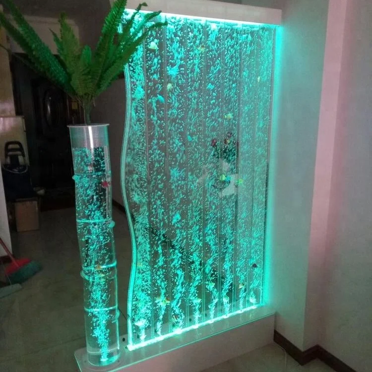 

led light water bubble wall panel home living room decoration