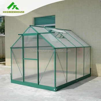 Widely Used One Plastic Door Large Garden Grow Tent Green Aluminum Frame Polycarbonate Greenhouse Widely Used One Plastic Door Large Garden Grow Tent Green Aluminum Frame Polycarbonate Greenhouse