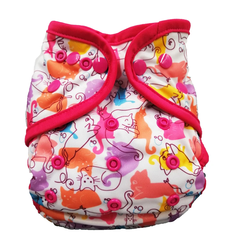 

New AIO waterproof PUL digital printed baby cloth diaper washable;reusable nappy for infant order online Now China manufacturer, Print/solid