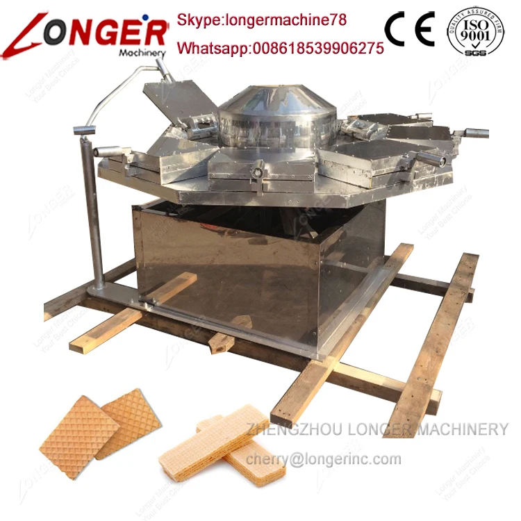 Manual Wafer Biscuit Sheet Baking Machineelectric Model Wafer Biscuit