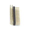 2.54mm pitch double raw pin header right angle gold plated