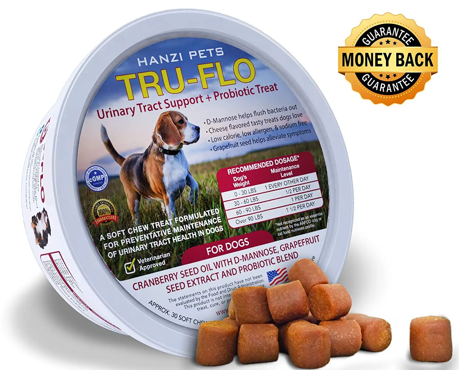 GNC Pets® Ultra Mega Probiotic Formula Chewable Dog Tablets Beef