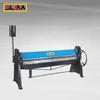 Sheet manual hand duct edge folding machine