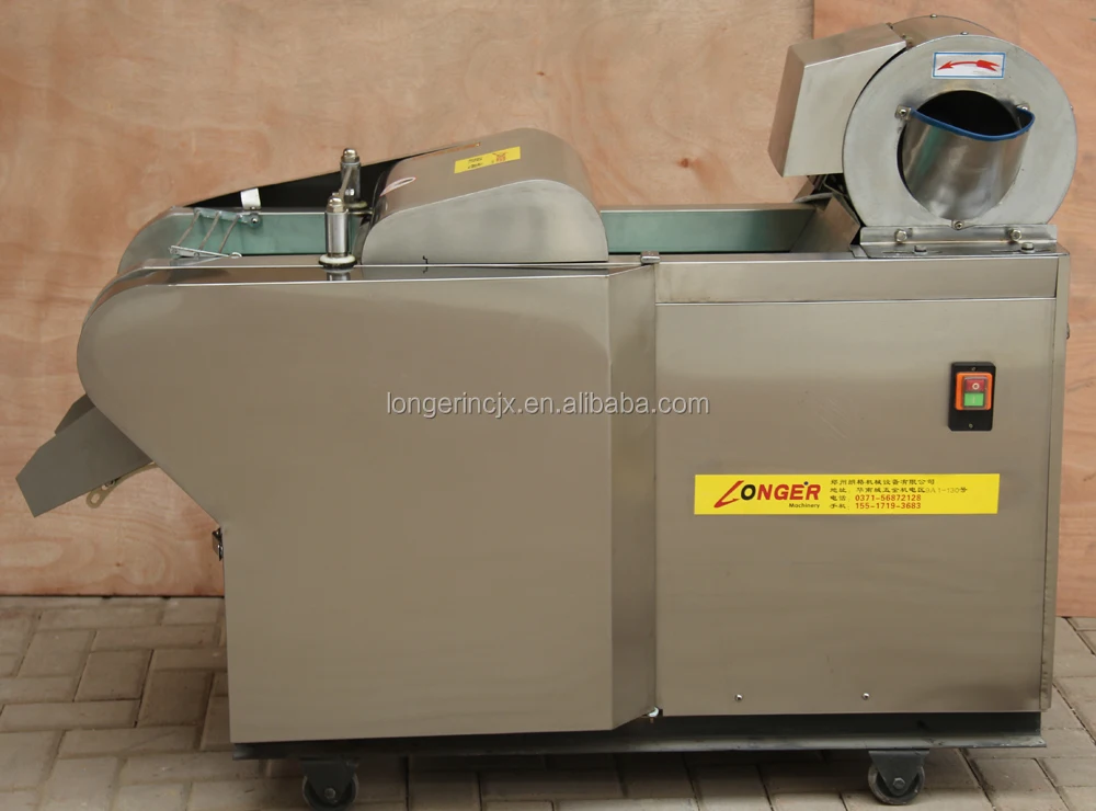 Industrial Vegetable Cutter Electric Carrot Slicing Machine Commercial