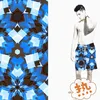 quickdry sublimation print 4 way stretch pet recycled polyester spandex fabric for men swim shorts